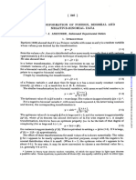 Anscombe - 1948 - The Transformation of Poisson, Binomial and Negative-Binomial Data