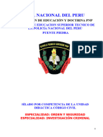 Silabo Código Civil - Lideres de La Paz - 2024. Os. Ic.