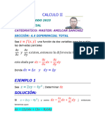 4.4 y 4.5 DIFERENCIAL TOTAL Y REGLA DE LA CADENA