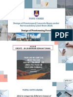 WEEK 4-Design of Prestressed Concrete at SLS-Prestressing Force