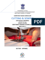 Cutting and Sewing (VI) - CTS2.0 - NSQF-3