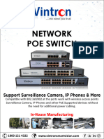 Vintron PoE Swithc Catalog-2023