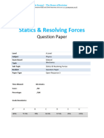 103.3 - Statics Resolving Forces QP