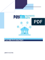 A Study On Paytm Payments Banks