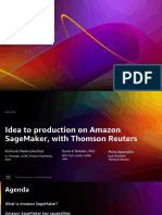 AIM208 Idea To Production On Amazon SageMaker With Thomson Reuters