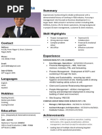 Arvind Kumar Jha CV