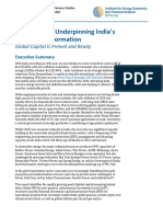 Capital Flows Underpinning Indias Energy Transformation - February 2021