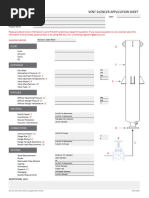 QF-8.2-910-1909 Vent Silencer Application Sheet