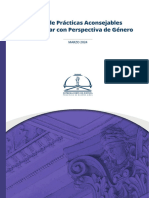 Guia de Practicas Aconsejables para Juzgar Con Perspectiva de Genero