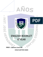 English Booklet 6° Year