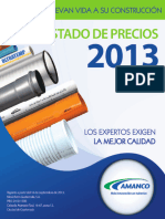 Catalogo de Precios AMANCO