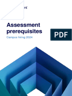 Assessment Prerequisite - Aptitude Assessment