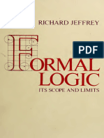 Formal Logic Its Scope and Limits (Richard C. Jeffrey) (Z-Library)