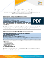 Unidad 4 - Fase 4 - Componente Práctico - Práctica Profesional