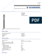 Ficha Tecnica Sensor Alineador SE 8 Schmersal