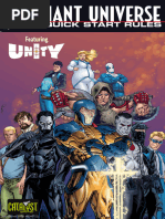 Valiant Universe RPG Quick Start Rules Featuring Unity (6046752)