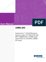 AIMB-285 User Manual Ed.1