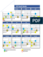 2023 Payroll Calendar