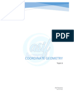 Topic 6 Coordinate Geometry