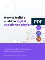 How To Build A Scalable Digital Experience Platform