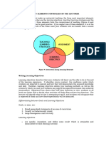 Three Important Elements Controlled by The Lecturer