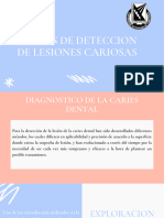 Medios de Deteccion de Lesiones Cariosas PDF