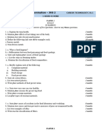 End of Second Term Examination - JHS 2: This Paper Consists of Five Questions. Answer Any Three Questions