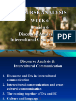 Session 6 DA & Intercultural Communication