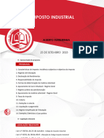 Pós-Graduação em Direito Tributario - UAN Imposto Indústrial Set.2023