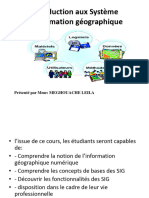 Introduction Aux SIG Cours + TD