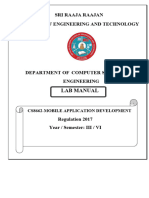 Cs8662-Mobile Applicationdevelopment Laboratory-1113774295-Cs8662 Mad Lab Manual