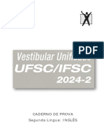 Prova Ufsc 2024 2 Unificado Ingles