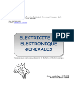 IEPSCF-Uccle - ElectricitÃ© Et Electronique gÃ©nÃ©rales (Partie ElectricitÃ©) - Version 2017-2018