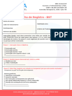 Folha de Registro BST