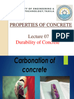 Lecture 07 Durability (Carbonation)