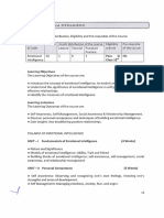 VAC-1st Sem Emotional Intelligence Syllabus