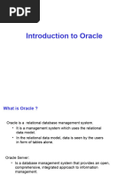 Lecture 1-Oracle Introduction