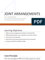 3.0 Joint Arrangement