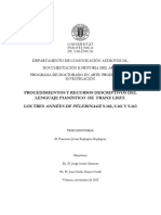 Esplugues - Procedimientos y Recursos Descriptivos Del Lenguaje Pianistico de Franz Liszt Los T...