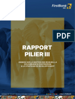 Rapport Pilier III