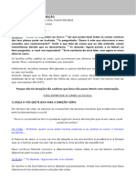 Tema:: "Ouvir A Voz Errada Te Faz Ir A Qualquer Lugar em Busca Da Solução Que Só em Jesus Você Pode Encontrar."