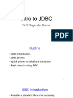 Intro To JDBC