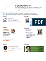 Email Signature Gallery Template