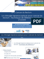 La Chirurgie Laparoscopique Pour Cancer Du Rectum Technique de Reference Et Pistes Davenir 20151130111637