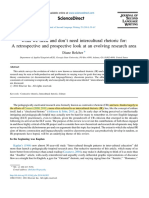 What We Need and Don't Need Intercultural Rhetoric For: A Retrospective and Prospective Look at An Evolving Research Area