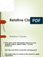 Relative Clauses and Practice