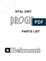 PG - U Parts List - Takara-Belmont - de