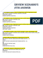 SQL Interview Scenario