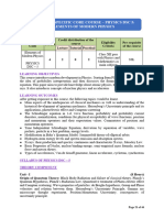 Physics Syllabus (Sem-5)