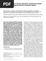 Interactive Effects of Carbon Nanotube and Montmorrilonite Reinforcement Polyvinyl Alcohol Composite System